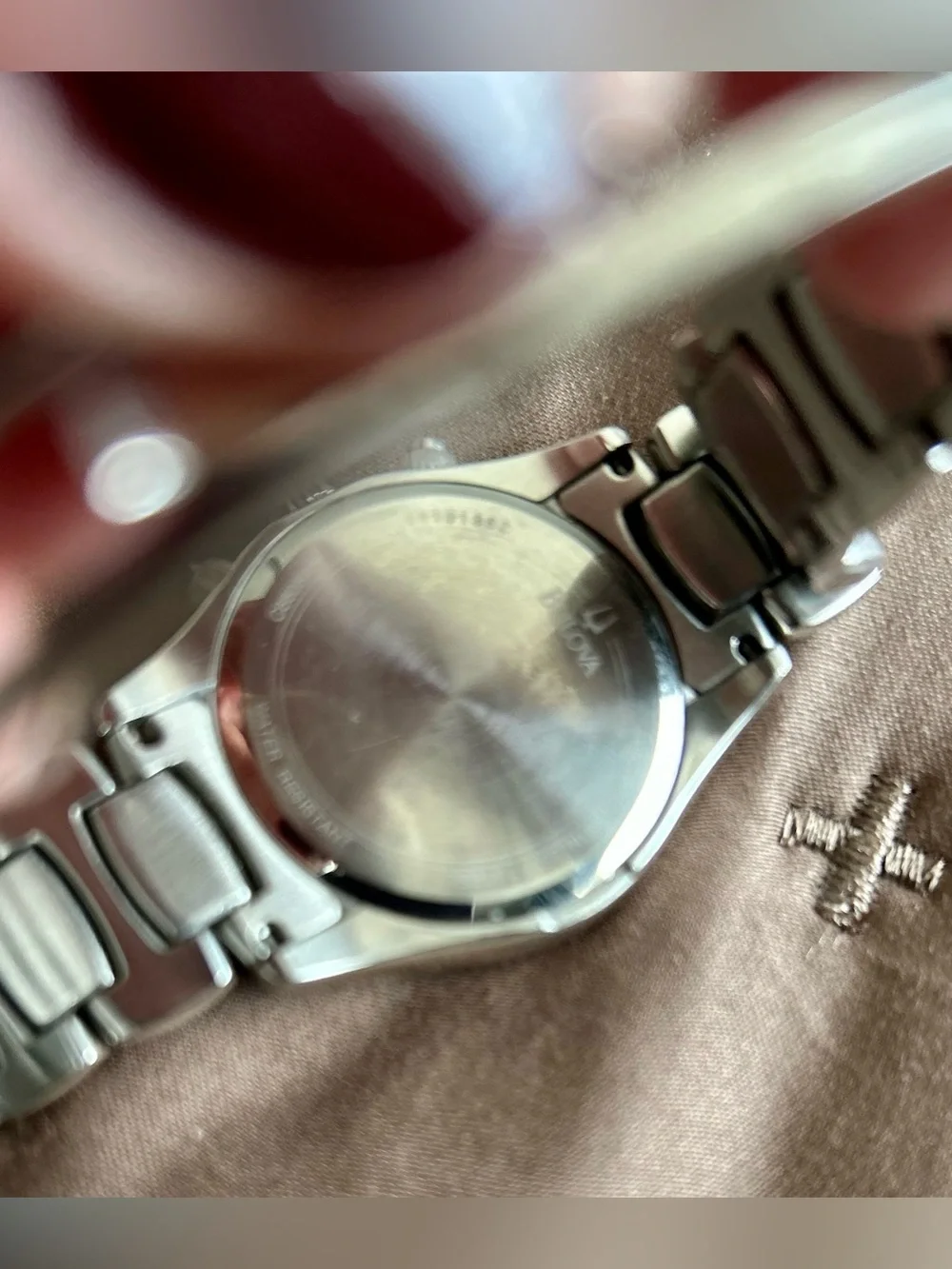 Bulova Silver/Stainless Steel 21-Diamond Accent Chronograph Watch, model C660842